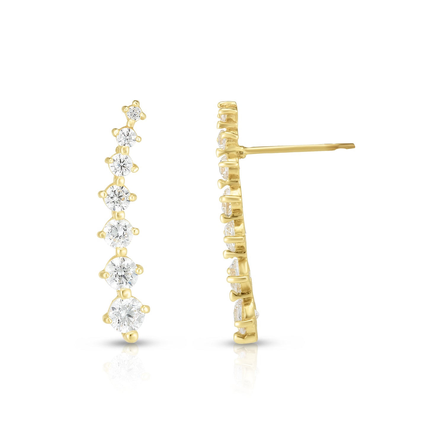 Shooting star - Earring 14K