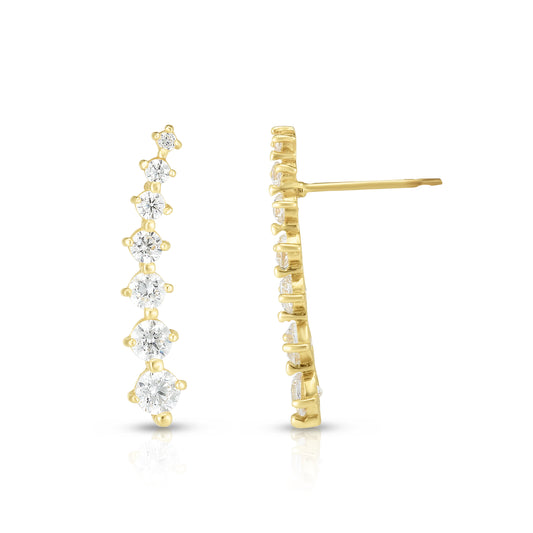 Shooting star - Earring 14K