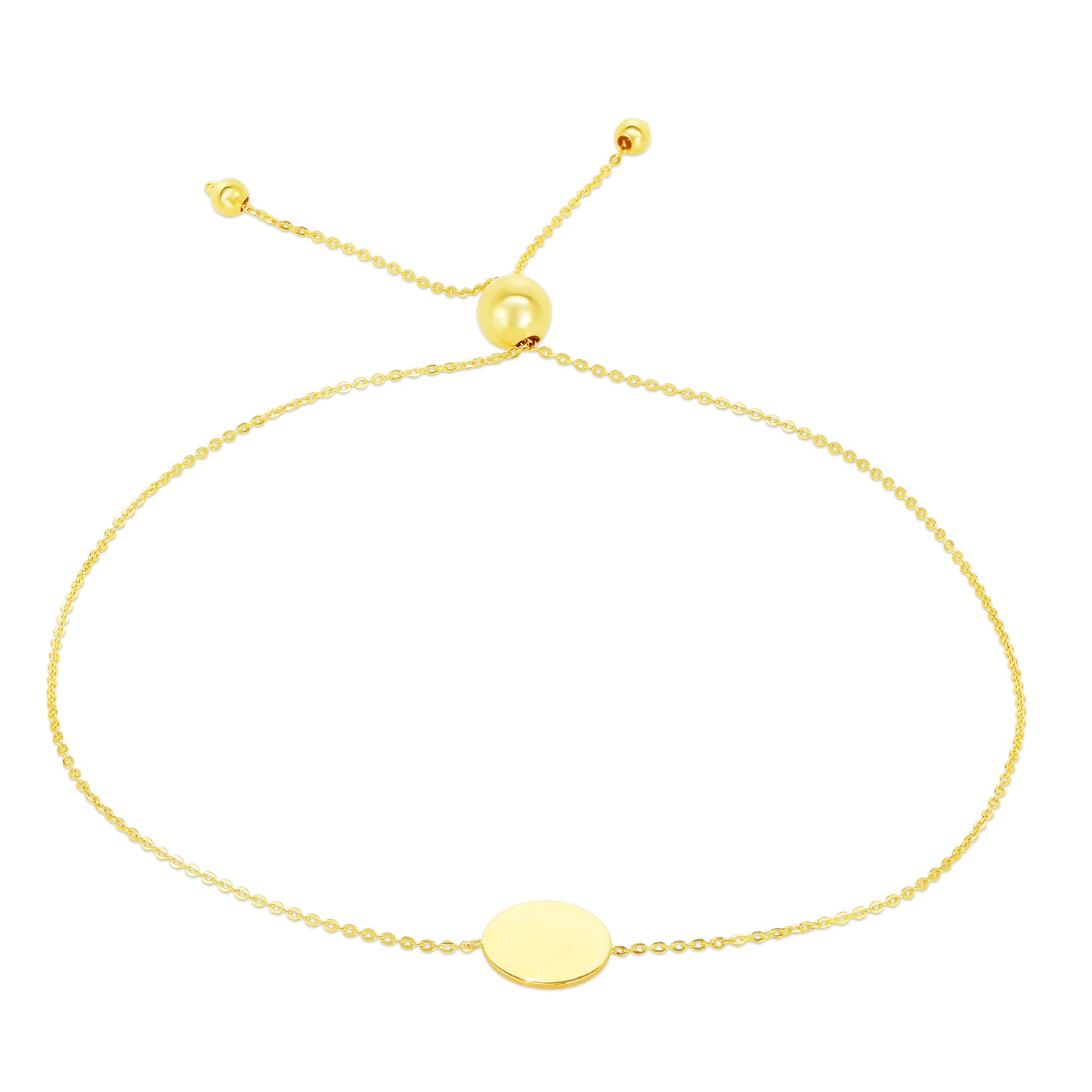 Disk - Bracelet 14K