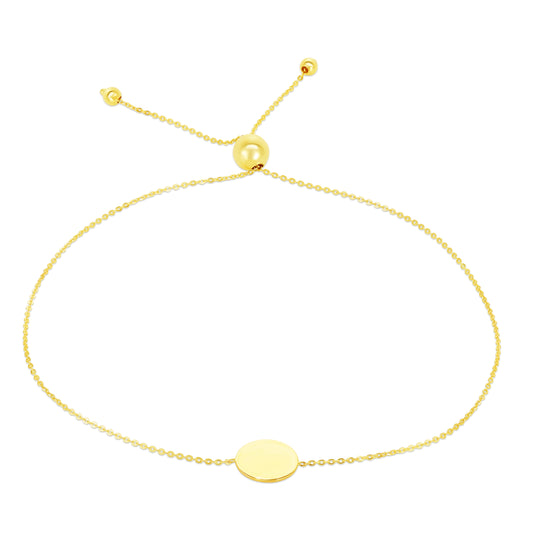 Disk - Bracelet 14K