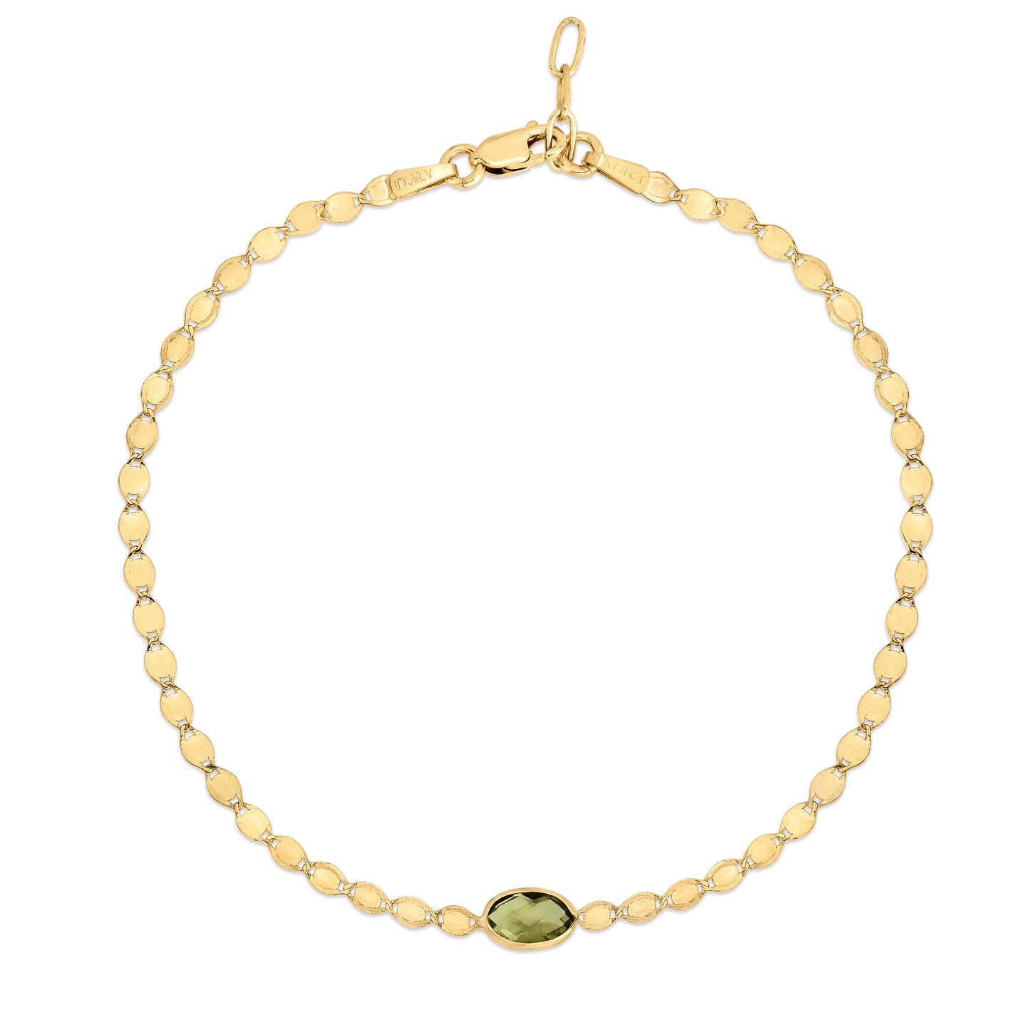 Peridot - Bracelet 14K