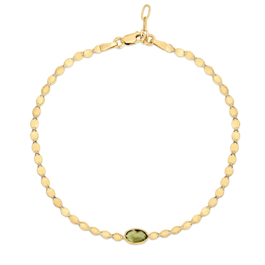 Peridot - Bracelet 14K