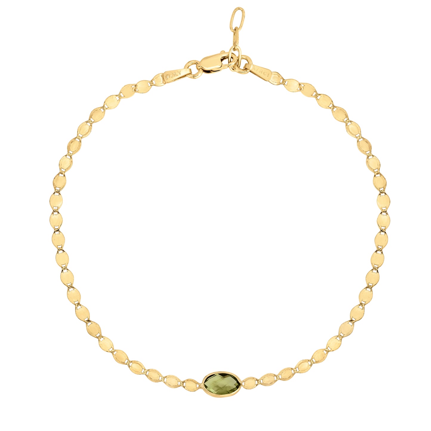 Peridot - Bracelet 14K