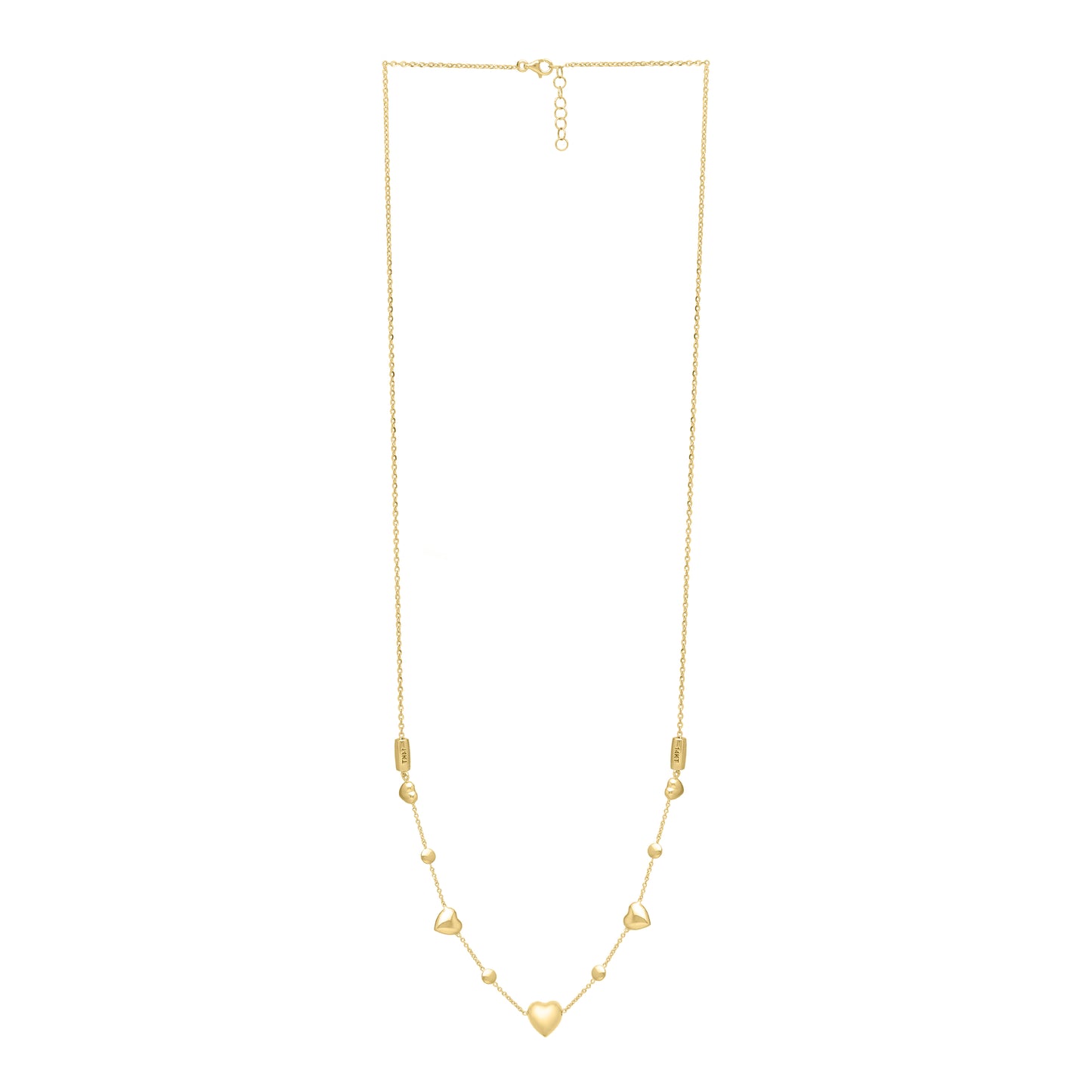 Puff heart - Necklace 14K