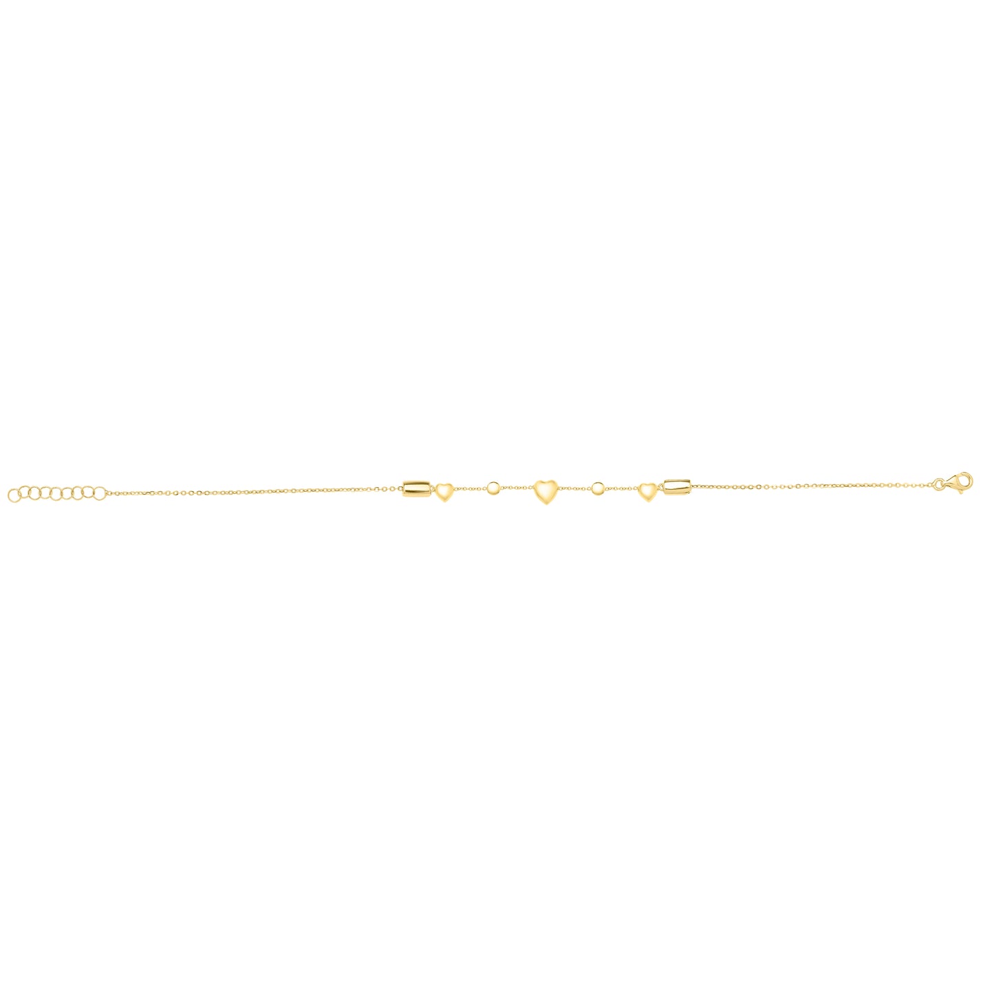 Puff heart - Necklace 14K