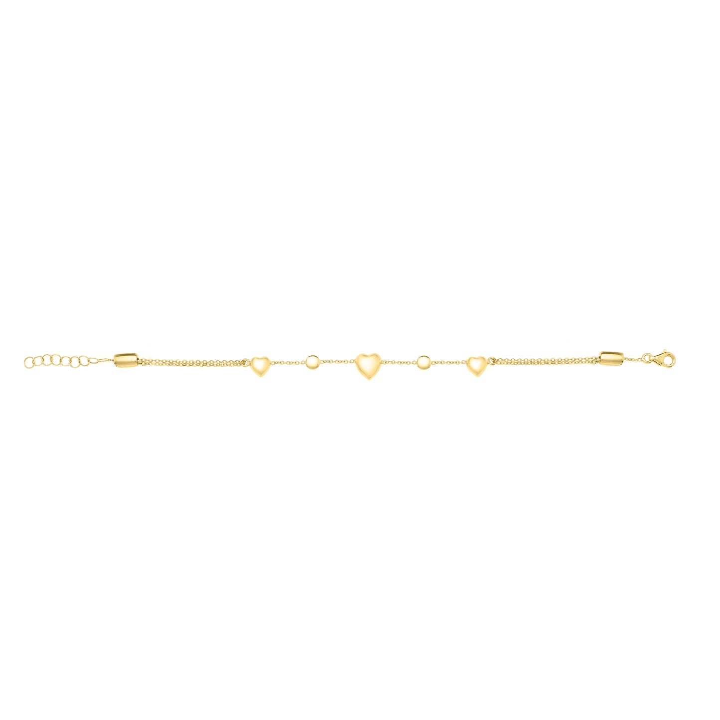 Puff Heart - Bracelet 14K