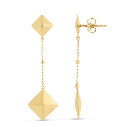 Squares - Earring 14K