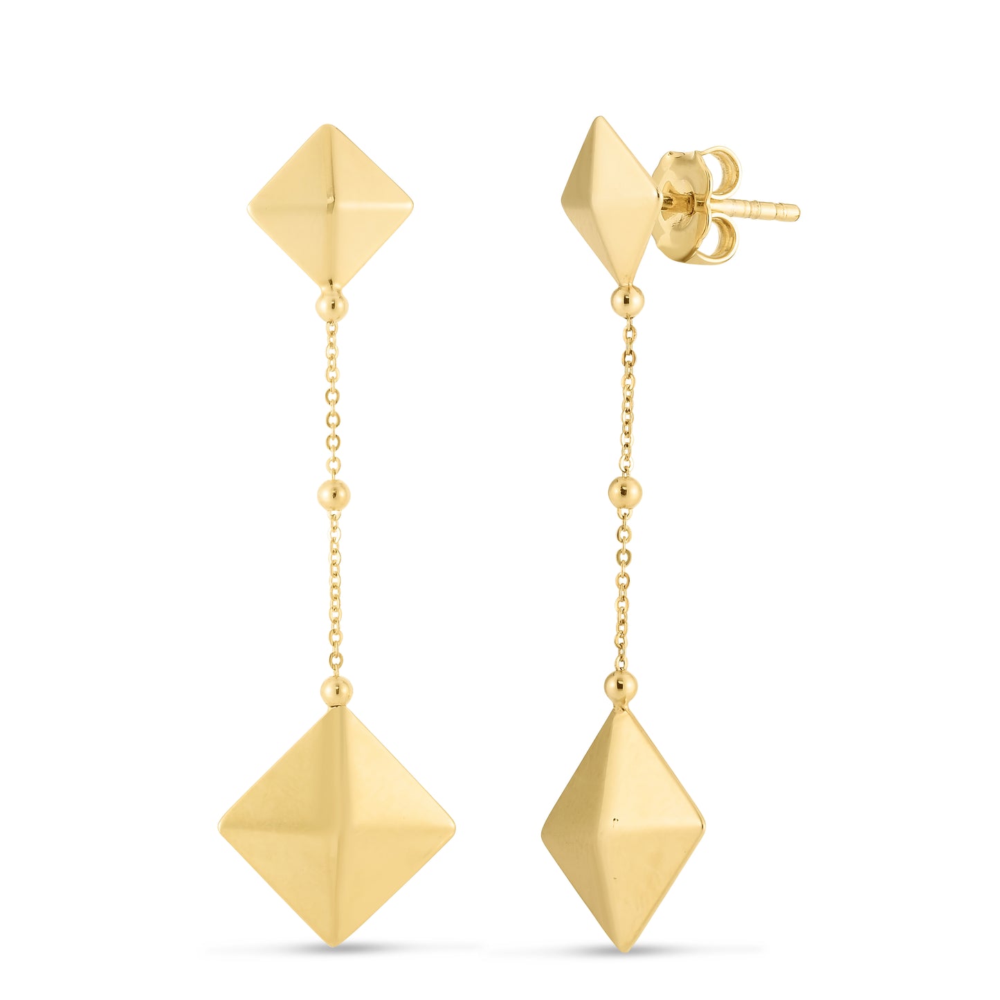 Squares - Earring 14K