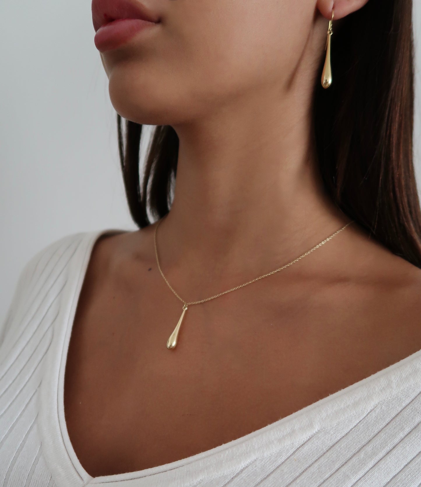 Tears Drop - Earring 14K