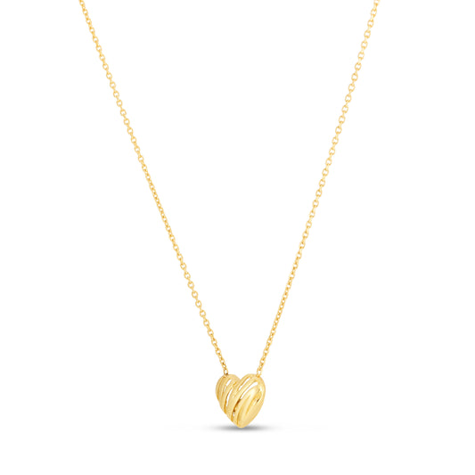 Beating Heart  - Necklace 14K