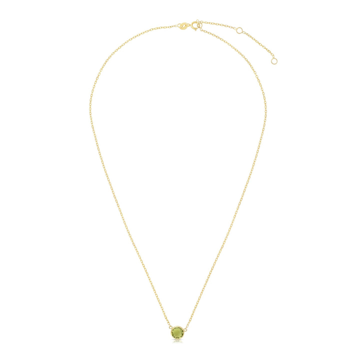 Pridot - Necklace 14K