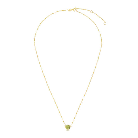 Pridot - Necklace 14K
