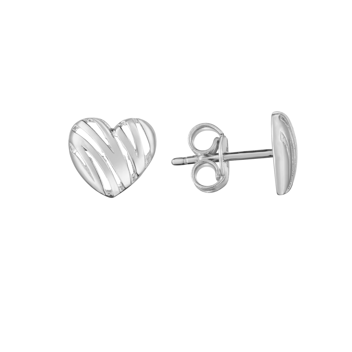 Beating heart WG - Earring 14K