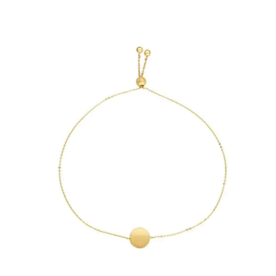 Disk - Bracelet 14K