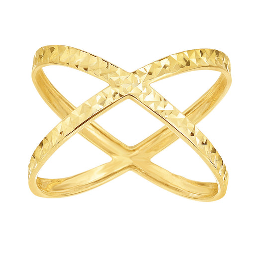 CrissCross - ring 14K
